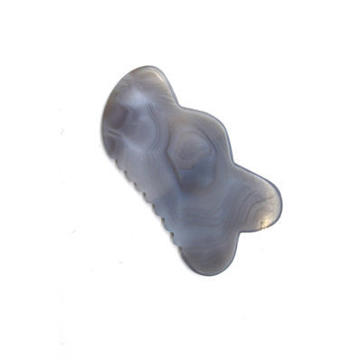 Handgefertigte natürliche Agate Gua Sha Schraubmassage Brett für Akupunkturtherapie Handgefertigt und traditionell