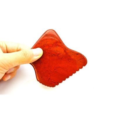 2024 Ankünfte Red Jesper Gua Sha Massagetool für Körpermassage poliert Technisch und OEM ODM Annahme