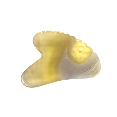 Custom Logo Massage Produkte Natürliche Kirschblüte Achat Sha Gua Board für Gua Sha Therapie