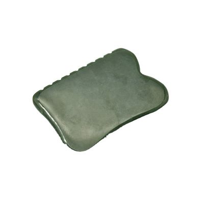 Selbsthilfe-Massagegerät 200g Natur-Dunkelgrün Nephrit Gua Sha Steinbrett für individuelle Körpermassage