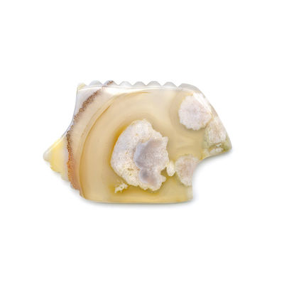 Massageprodukte Natürliche Kirschblüte Achat Guasha Brett für Selbsthilfe Massage abkgs-210