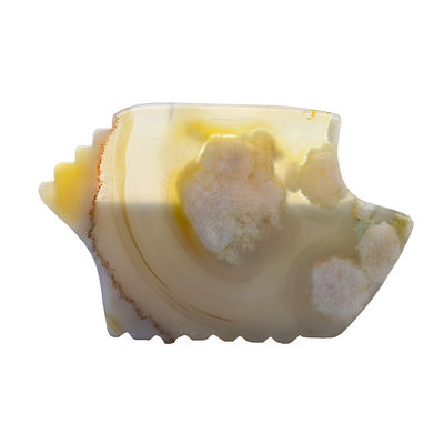 Massageprodukte Natürliche Kirschblüte Achat Guasha Brett für Selbsthilfe Massage abkgs-210