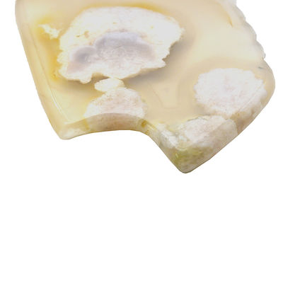 Massageprodukte Natürliche Kirschblüte Achat Guasha Brett für Selbsthilfe Massage abkgs-210