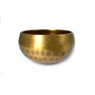 Cooper Material Nepal Chakra Gold Yoga Meditation Tibetische benutzerdefinierte Gesangsschale für Klangtherapie