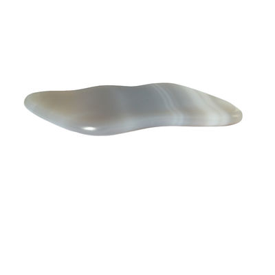 Graue Achat Guasha Massagebrett für die persönliche Gesundheitsversorgung und Lymphdrainage