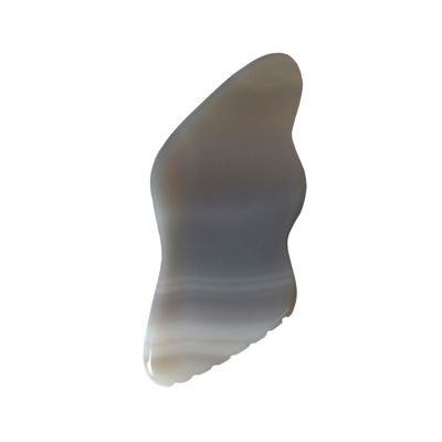 Graue Achat Guasha Massagebrett für die persönliche Gesundheitsversorgung und Lymphdrainage
