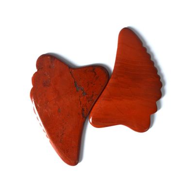 Rote Jasper Massage Hammer für SPA Akupunktur Körper Bein Gesichts Jade Guasha Massager Board Gua Sha Tool