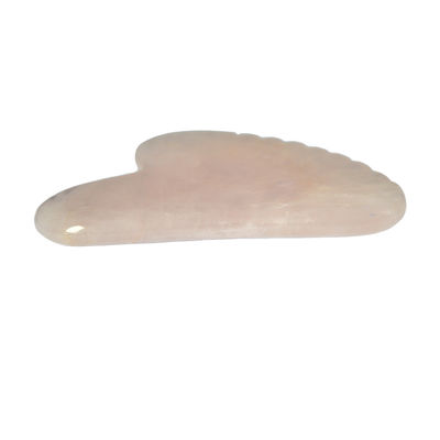 Gesichtsfarbe Rosa Herzform Rose Quarz Jade Guasha Massager Gua Sha Brett Massagetool für die persönliche Gesundheitsversorgung OEM / ODM