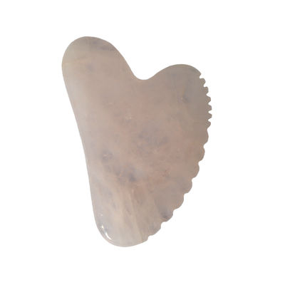 Gesichtsfarbe Rosa Herzform Rose Quarz Jade Guasha Massager Gua Sha Brett Massagetool für die persönliche Gesundheitsversorgung OEM / ODM