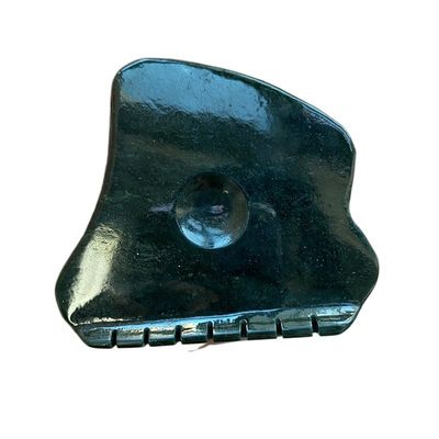Gesichtssculpting Dunkelgrün Nephrit Jade Gua Sha Steine mit Ridge Zähne und Daumen Schleifen 2021 beliebt
