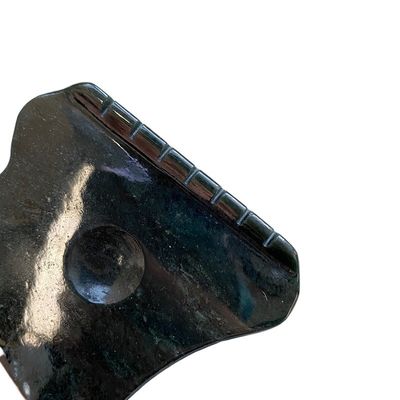 Gesichtssculpting Dunkelgrün Nephrit Jade Gua Sha Steine mit Ridge Zähne und Daumen Schleifen 2021 beliebt