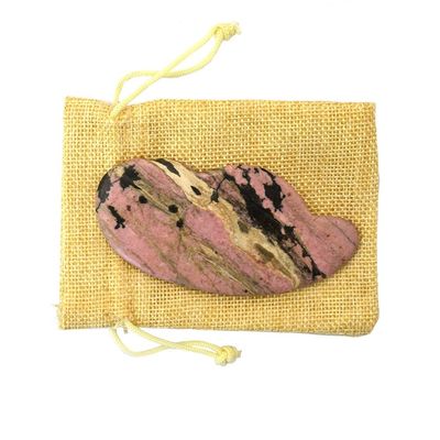 Erhalten Sie eine definierte Kieferlinie und reduzierte Schwellungen mit rosa Rhodonit Gua Sha Gesichtsmittel für Gesicht Augenmassage Bereich Ganzkörper