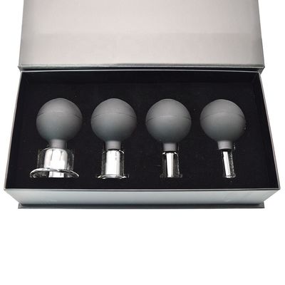 2024 Glas Gummi Massage Vakuum Massage Cupping Set Therapie Maschine Für Körper Gesicht Rücken Bein Schulter Mit individuellem Logo