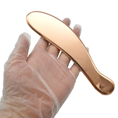 Kupfer Guasha Physiotherapie Chiropraktik IASTM Metall Gua Sha Werkzeuge in rosa-goldene Farbe für die Bewegung von Weichgewebe