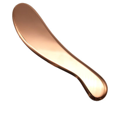 Kupfer Guasha Physiotherapie Chiropraktik IASTM Metall Gua Sha Werkzeuge in rosa-goldene Farbe für die Bewegung von Weichgewebe