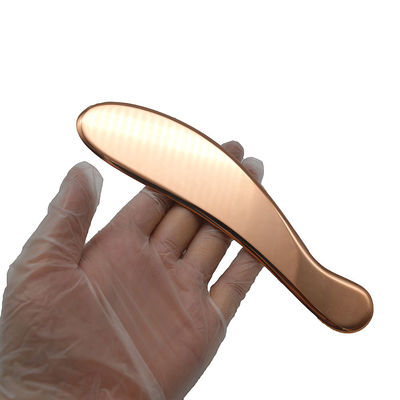 Kupfer Guasha Physiotherapie Chiropraktik IASTM Metall Gua Sha Werkzeuge in rosa-goldene Farbe für die Bewegung von Weichgewebe
