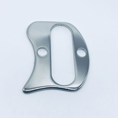 Lebensmittelqualität Edelstahl Gua Sha Brett in Form von Guasha Schrauben Massagetool für Gesichtsmassage