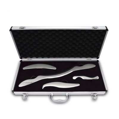 Körpermassage-Tool-Set 4 Stück medizinische Qualität Edelstahl Gua Sha Schraubwerkzeuge