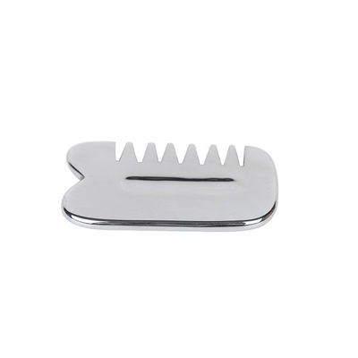 Gesichtsmassager Authentisches Silber Terahertz Guasha Stein Gua Sha Kamm für Anti-Aging und Gesichtsverjüngung