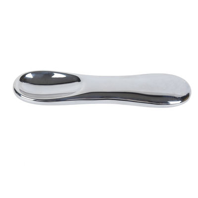 Gesichtsmassager Luxus Silber Terahertz Stein Gua Sha Kosmetische Augencreme Spatula für Schönheitspflege Kosmetik Werkzeuge