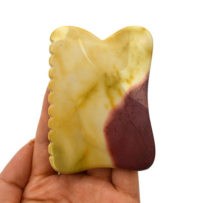 Chinesischer Stil Mookaite Körpermassage Werkzeuge Für Schönheit Guasha Stein Schrott Gesicht Gua Sha Stein Therapie Massage Werkzeug Ende