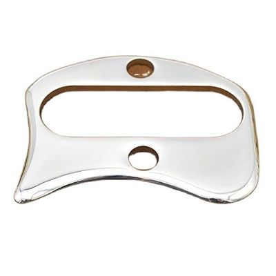 Edelstahl Gua Sha Werkzeug für Körpermassager Schaben Massagetools ca. 9,8cm*7,5cm Metall Guasha Massage