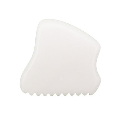Körpermassager Weißer Jade Gua Sha Stein für Gesichts- und Nackenmassage Beste Wahl