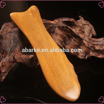 Gelbes Holz Gua Sha-Blatt für die traditionelle chinesische Medizin