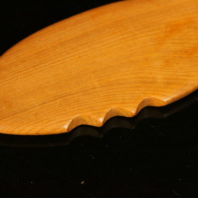 Gelbes Holz Gua Sha-Blatt für die traditionelle chinesische Medizin