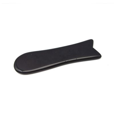 115mm Schwarz Obsidian Gua Sha Tool Die ultimative Anti-Aging und Gesichtsverjüngung Lösung