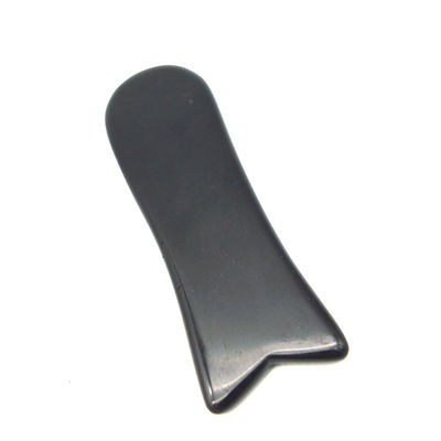115mm Schwarz Obsidian Gua Sha Tool Die ultimative Anti-Aging und Gesichtsverjüngung Lösung