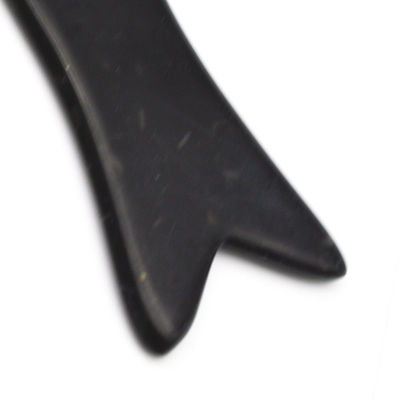 115mm Schwarz Obsidian Gua Sha Tool Die ultimative Anti-Aging und Gesichtsverjüngung Lösung