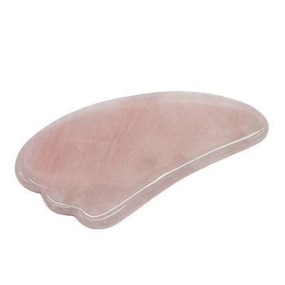 Polsterte Schwarze Rose Quarz Gua Sha Massagetool für natürliche Gesichtsschönheitsbehandlung