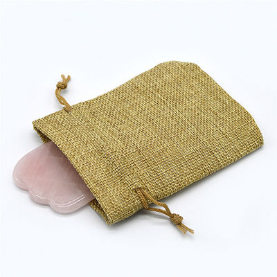 Polsterte Schwarze Rose Quarz Gua Sha Massagetool für natürliche Gesichtsschönheitsbehandlung