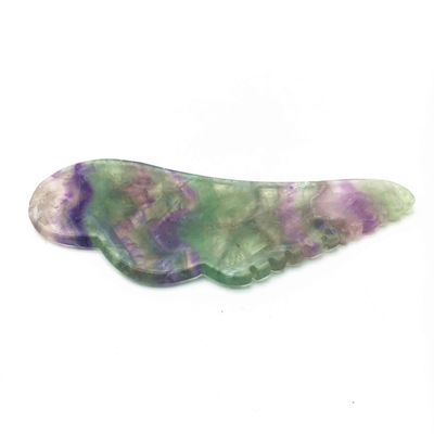 Körper-Gesundheitsmassage Natürliche farbenfrohe JADE Guasha Fluorit Gua Sha Schrauben Massagetool