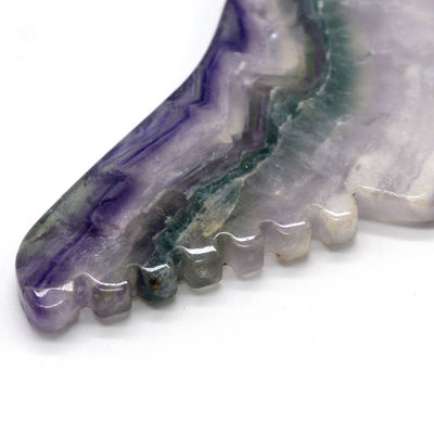 Natürliche Schraubmaschine Werkzeuge Fluorit Jade Gua Sha Board OEM ODM für Werkzeuge Maschine