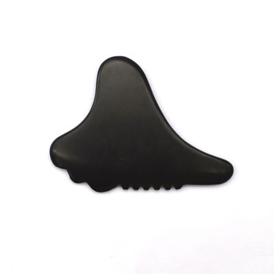 Ganzkörpermassage-Bereich Authentisches schwarzes umweltfreundliches Gesicht Gua Sha Tool Gesichtsmassager 105*77mm 114*74mm 2 Stück AKBS-030