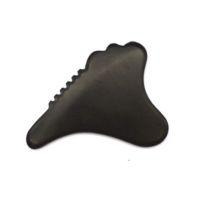 Ganzkörpermassage-Bereich Authentisches schwarzes umweltfreundliches Gesicht Gua Sha Tool Gesichtsmassager 105*77mm 114*74mm 2 Stück AKBS-030