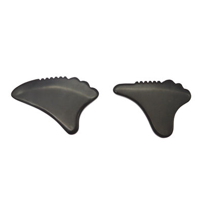 Ganzkörpermassage-Bereich Authentisches schwarzes umweltfreundliches Gesicht Gua Sha Tool Gesichtsmassager 105*77mm 114*74mm 2 Stück AKBS-030