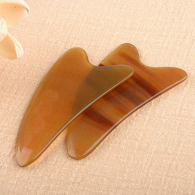 OEM/ODM Akzeptables Ochsenhorn Guasha Massagetool für Gesicht und Körper Natürliches Gua Sha Steinwerkzeug