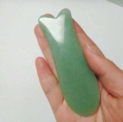 Erleben Sie die heilenden Eigenschaften der natürlichen grünen Aventurine Jade Gua Sha Scraping Massage für Body Massager