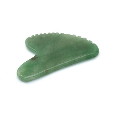 Herz-Form Grün Aventurin Guasha Massager 100% Natürlicher Jade Aventurin Gua Sha mit Privatetikett