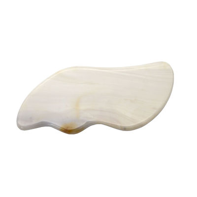 7.5*6.5cm Natürliche Grau Agate Gua Sha Werkzeuge zum Schaben Massage Masseur Eigenschaften