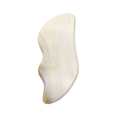7.5*6.5cm Natürliche Grau Agate Gua Sha Werkzeuge zum Schaben Massage Masseur Eigenschaften