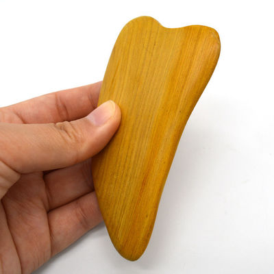 Natürliche Holz Gua Sha Werkzeug für Gesichtsschrauben Massage manuelle Draht-Steuerung Gesichtsmassager Holzbrett Schrauben