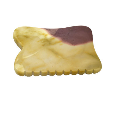 Schwarz 7*5,5*0,5cm Rhodonit oder Mookait Jade Gua sha Brett Guasha Stein Schrauben Guasha Massagegeräte für die Gesichtspflege