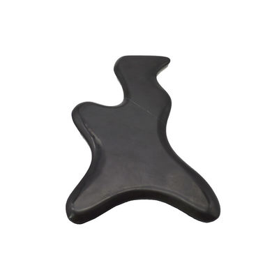 Schwarzer großer Bian Stein Gua Sha Lymphdrainage Massagetool für Hals Rücken Schulter Taille Gesäß Körpertherapie Massagetools