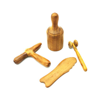 Massage Hammer Holz Gua Sha Schaben Massage Guasha Werkzeuge Traditionelle Cupping für Körper und Holz Massage-Rolle