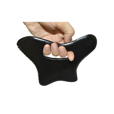 Körpermassager mit 2024 großen Schwarz Bian Stein Gua Sha Steine und Produktgröße 165*140*50mm