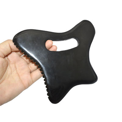 Körpermassager mit 2024 großen Schwarz Bian Stein Gua Sha Steine und Produktgröße 165*140*50mm
